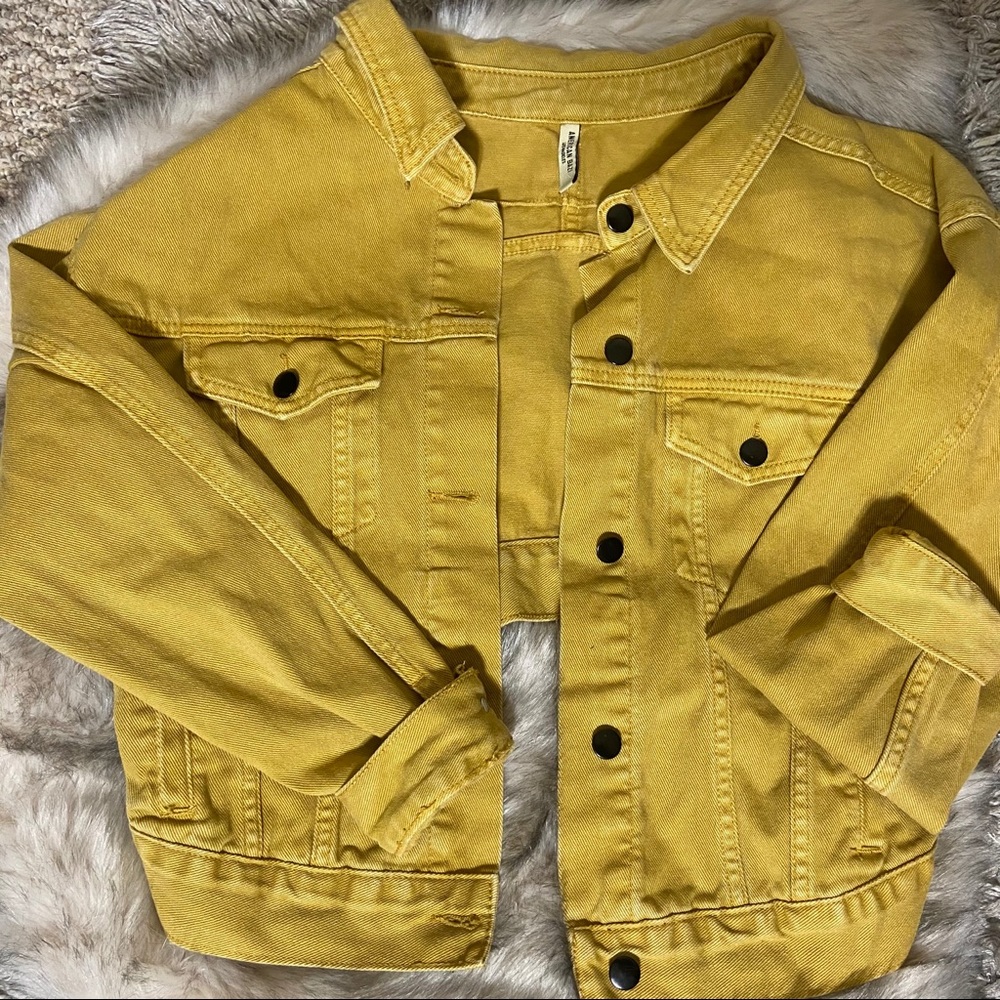 High-low jean jacket